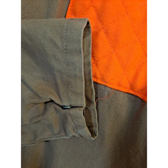 Vintage Walls Tan and Orange Hunting Field Jacket with‎ Lots of Pockets Size XL - Picture 6 of 7